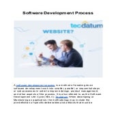 Software Development Process | Tecdatum | PDF
