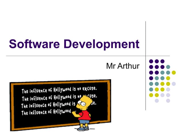 Software development slides