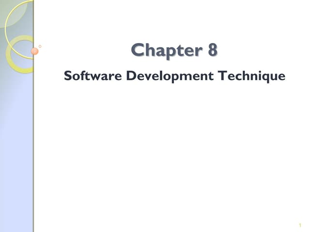 Software Development Techniques