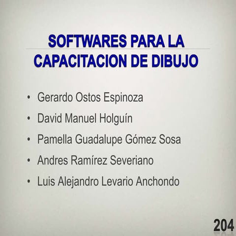 Software dibujo tecnico