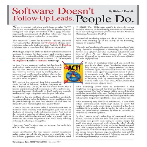 Software Doesnt (Article)