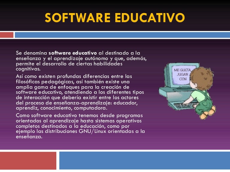 Software educativo
