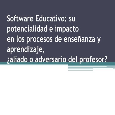 Software educativo