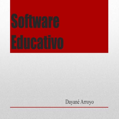 Software educativo