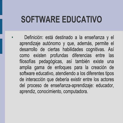 Software educativo descripción y conceptos.