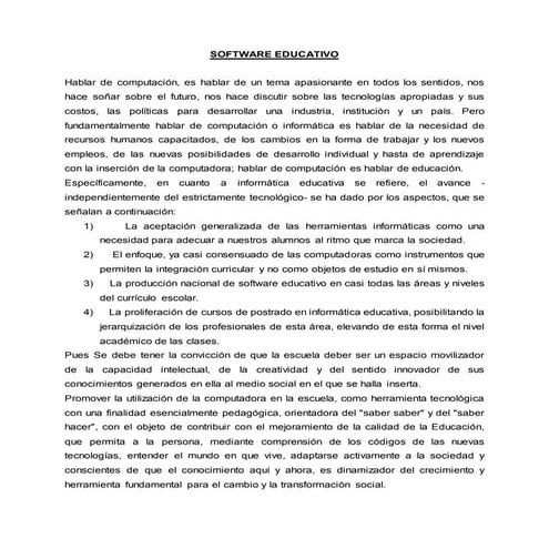 Software Educativo