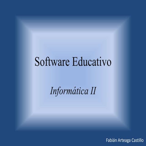 Software educativo