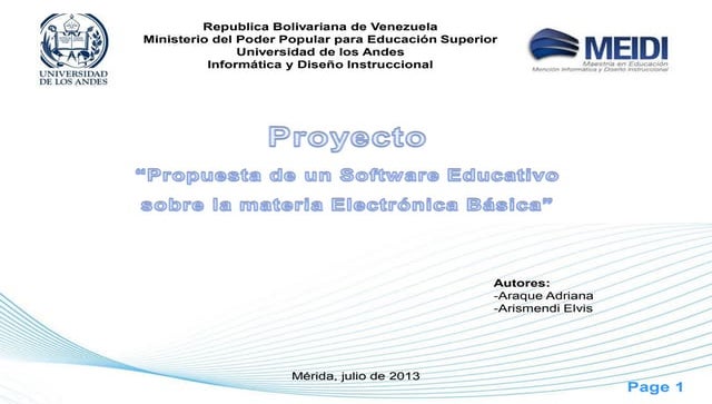 Software educativo ADEL