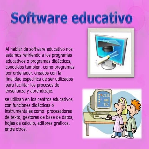 Software educativo itzel