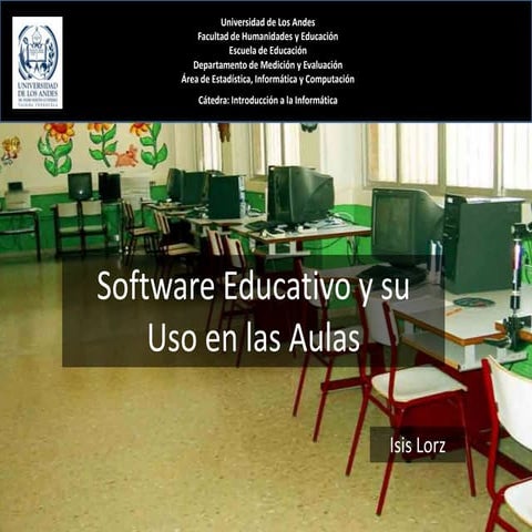 Software Educativo Y Su Uso En El Aula