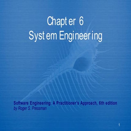 Software engg. pressman_ch-6 & 7