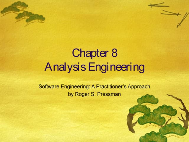 Software engg. pressman_ch-8