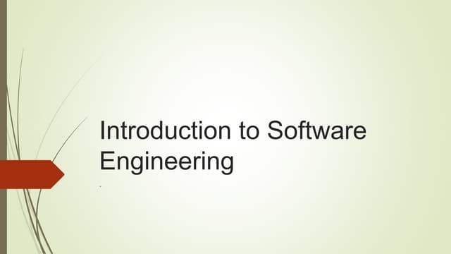 Software Engineering