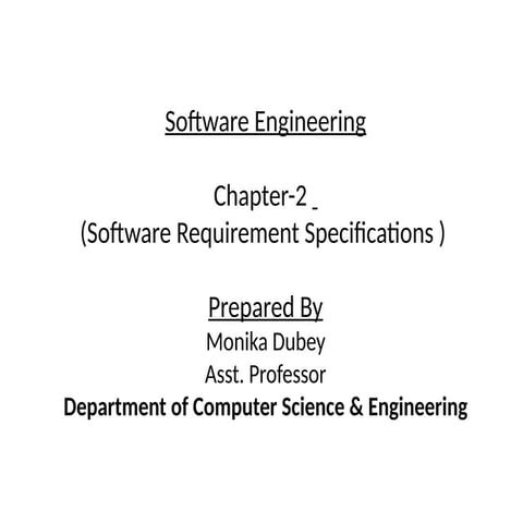 Software Engineering Unit 2 Power Point Presentation AKTU University