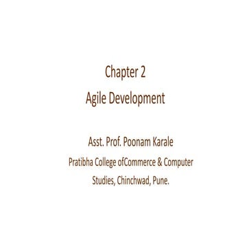 Chapter 3.pdf Agile Development + framework | PDF