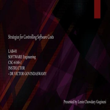 SOFTWARE ENGINEERING 