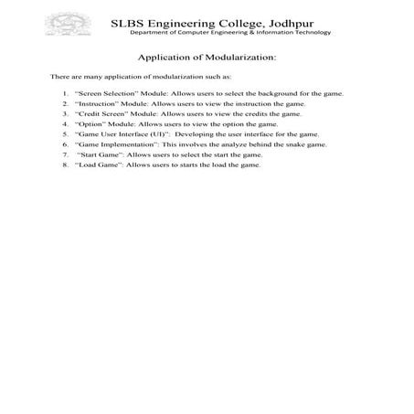 Software engineering paradigm applied