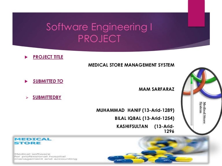 Medical Store Management System Software Engineering Project