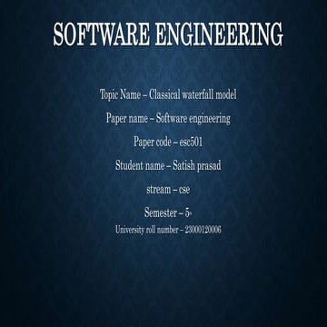 Software engineering Satish.pptx