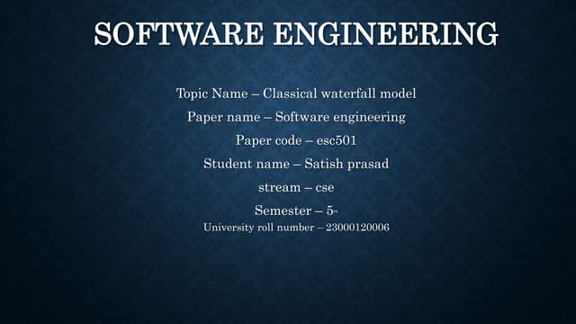 Software engineering Satish.pptx