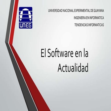 Software en la actualidad