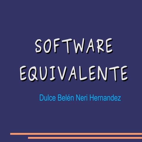 Software equivalente