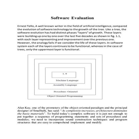 Software Evaluation | DOCX | Programming Languages | Computing
