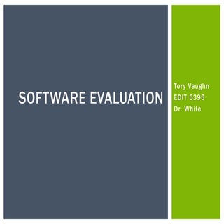 Software Evaluation