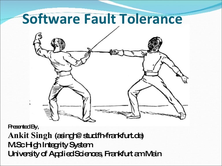 Software Fault Tolerance