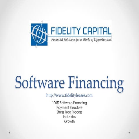 Software financing