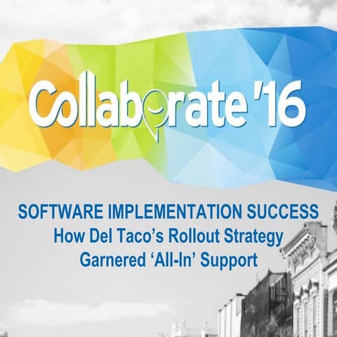 Software Implementation Success