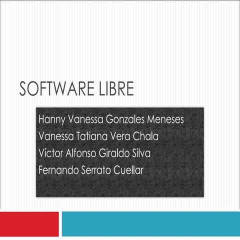 Software Libre