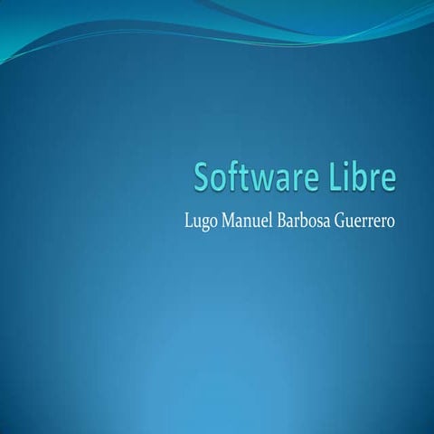 Software libre