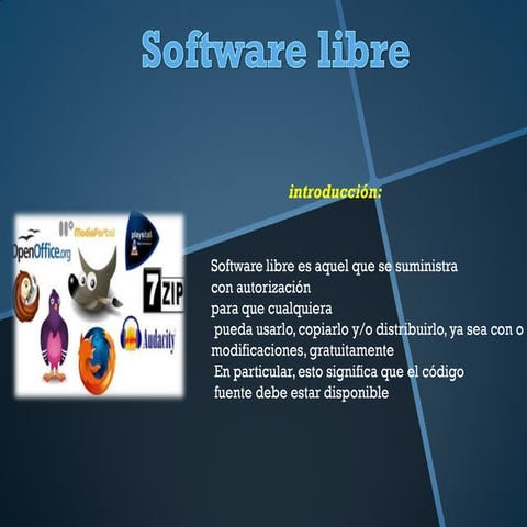 Software libre