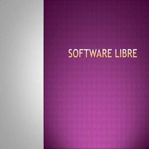 Software libre