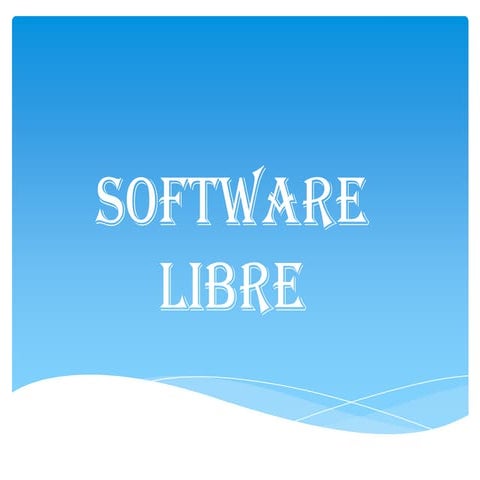 Software libre 2
