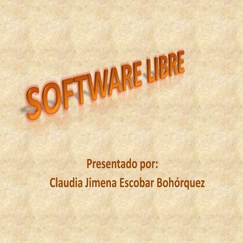 4 LIBERTADES DEL SOFTWARE LIBRE. | PDF
