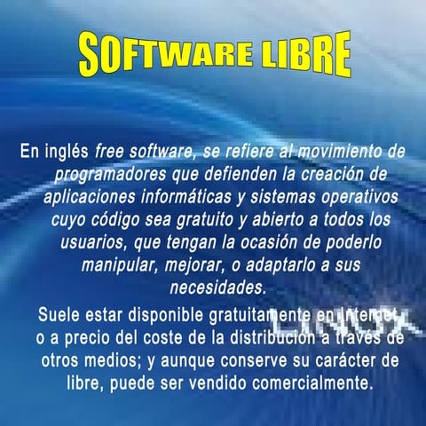 Historia software libre | PPTX