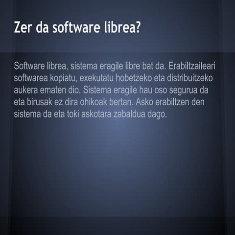 INFOR/ Software libreak