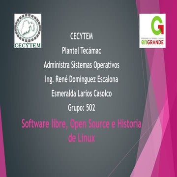 Software libre, open source e historia de linux