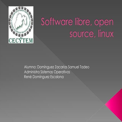 Software libre, open source, linux 