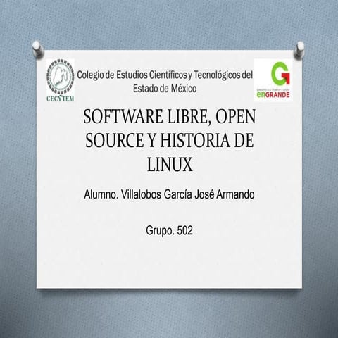 Software libre, open source y historia de