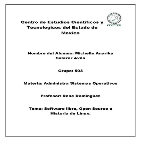 Software libre, open source y historia de linux