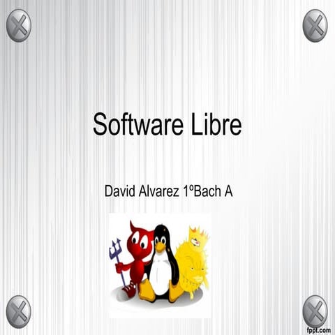 Software libre ppt