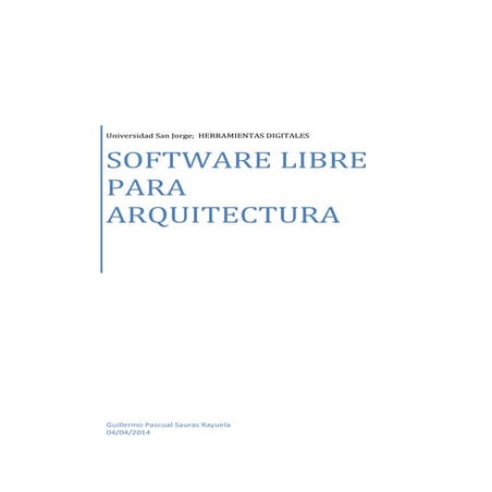 Software libre sauras