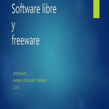 Software libre vs software gratis