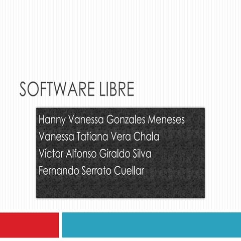 Software Libre