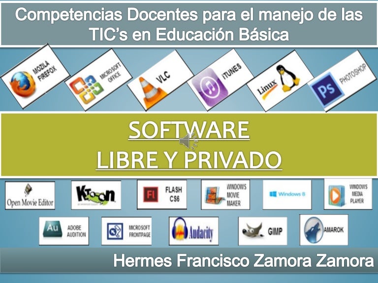 Software libre y privado