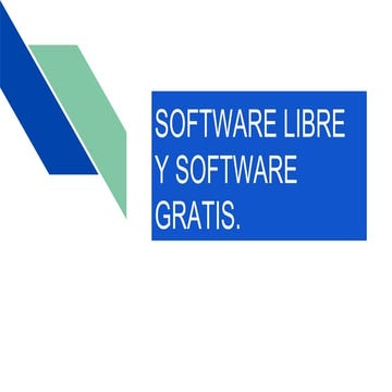 Ventajas y desventajas del software libre | PPTX