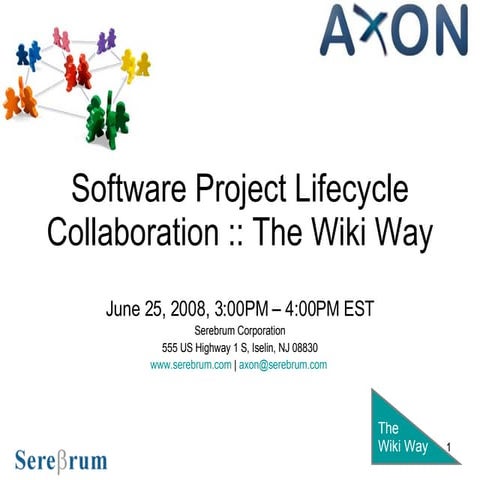 Software Lifecycle Collaboration The Wiki Way